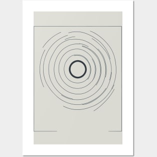 Wall Art Design: Circle Line Art Posters and Art